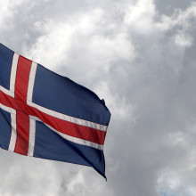 Isländische Flagge
