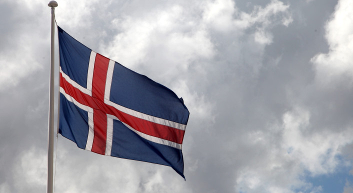 Isländische Flagge