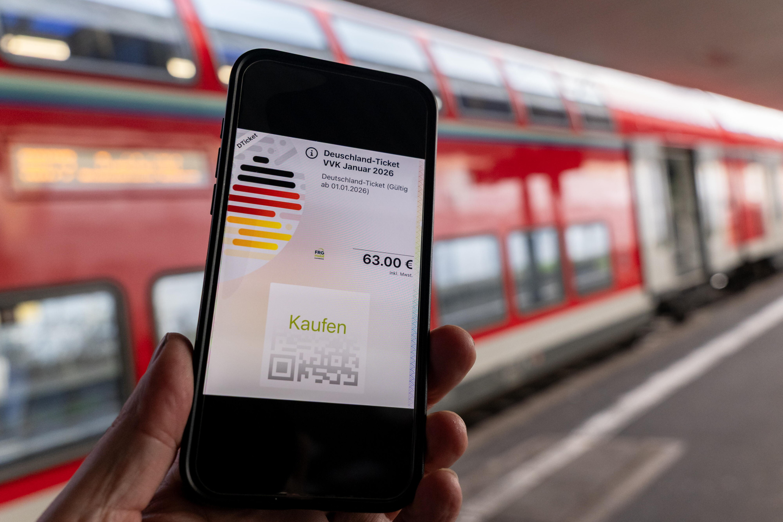 Das Deutschlandticket gilt bundesweit im öffentlichen Nahverkehr. Über den Preis entscheiden die Länder. (Bild: Thorsten Wagner / Picture Alliance / W2Art)