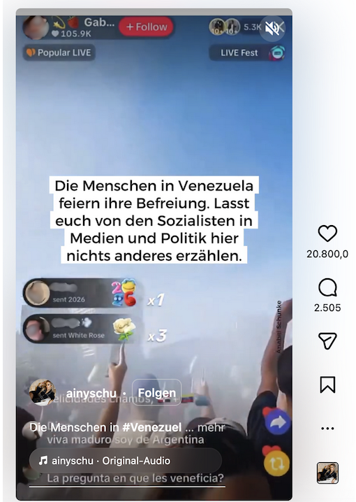 Instagram-Beitrag von Anabel Schunke