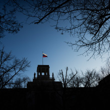 Der mutmaßliche Führungsoffizier im jünsten Spionage-Verdachtsfall arbeitete unter diplomatischen Cover an der russischen Botschaft in Berlin. Foto: Christoph Soeder / picture alliance/dpa