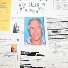 In den Epstein-files finden sich zahlreiche Spuren – unter anderem zu Personen und Organisationen, die zum Geheimdienst FSB gehören. Fotocollage: Vladislav Nekrasov/SOPA Images via ZUMA Press Wire
