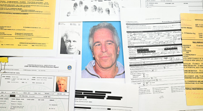 In den Epstein-files finden sich zahlreiche Spuren – unter anderem zu Personen und Organisationen, die zum Geheimdienst FSB gehören. Fotocollage: Vladislav Nekrasov/SOPA Images via ZUMA Press Wire