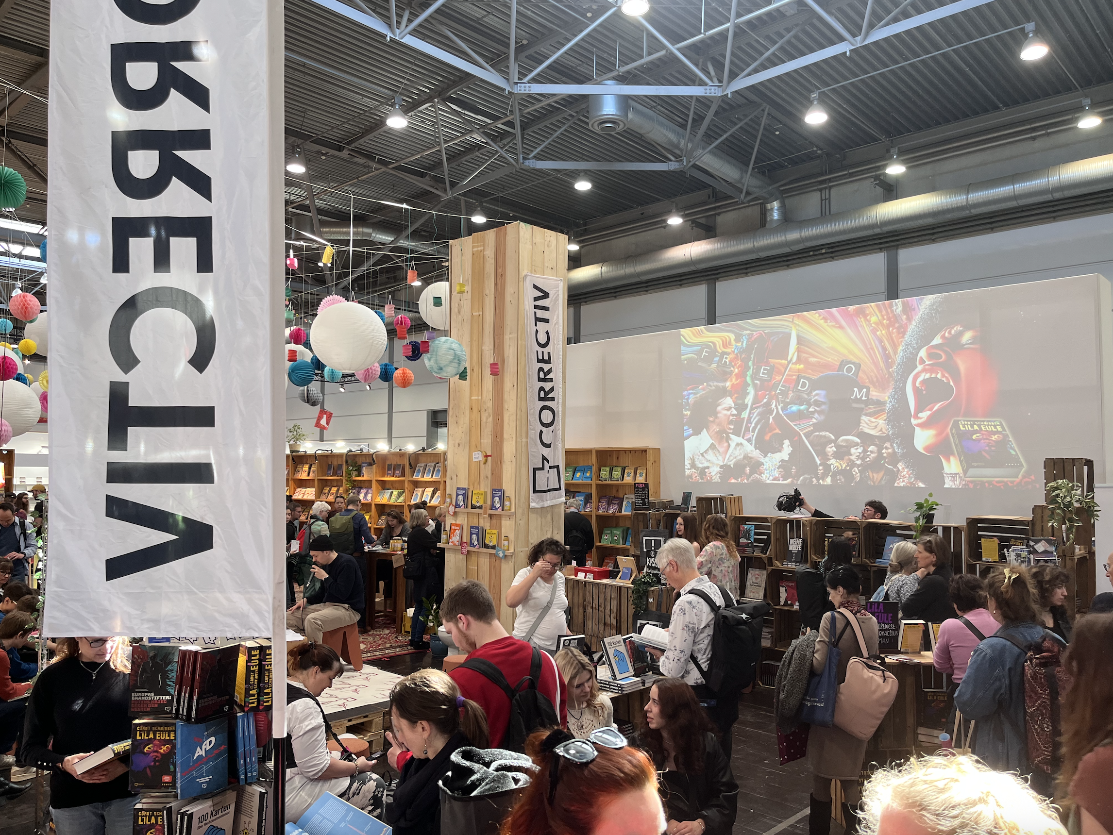 CORRECTIV auf der Buchmesse Leipzig