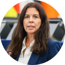 Anja Arndt (MdEP), Foto: picture alliance / Hans Lucas