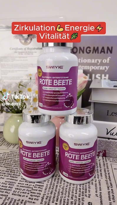 Ein Screenshot der Kapseln auf Tiktok