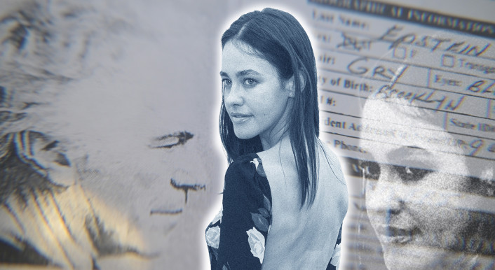 Lana Poschidajewa (Mitte) nahm laut einer Recherche des russischen Investigativportals iStories eine aktive Rolle in Jeffrey Epsteins Netzwerk ein. Collage: Ivo Mayr / CORRECTIV, Quelle: picture alliance