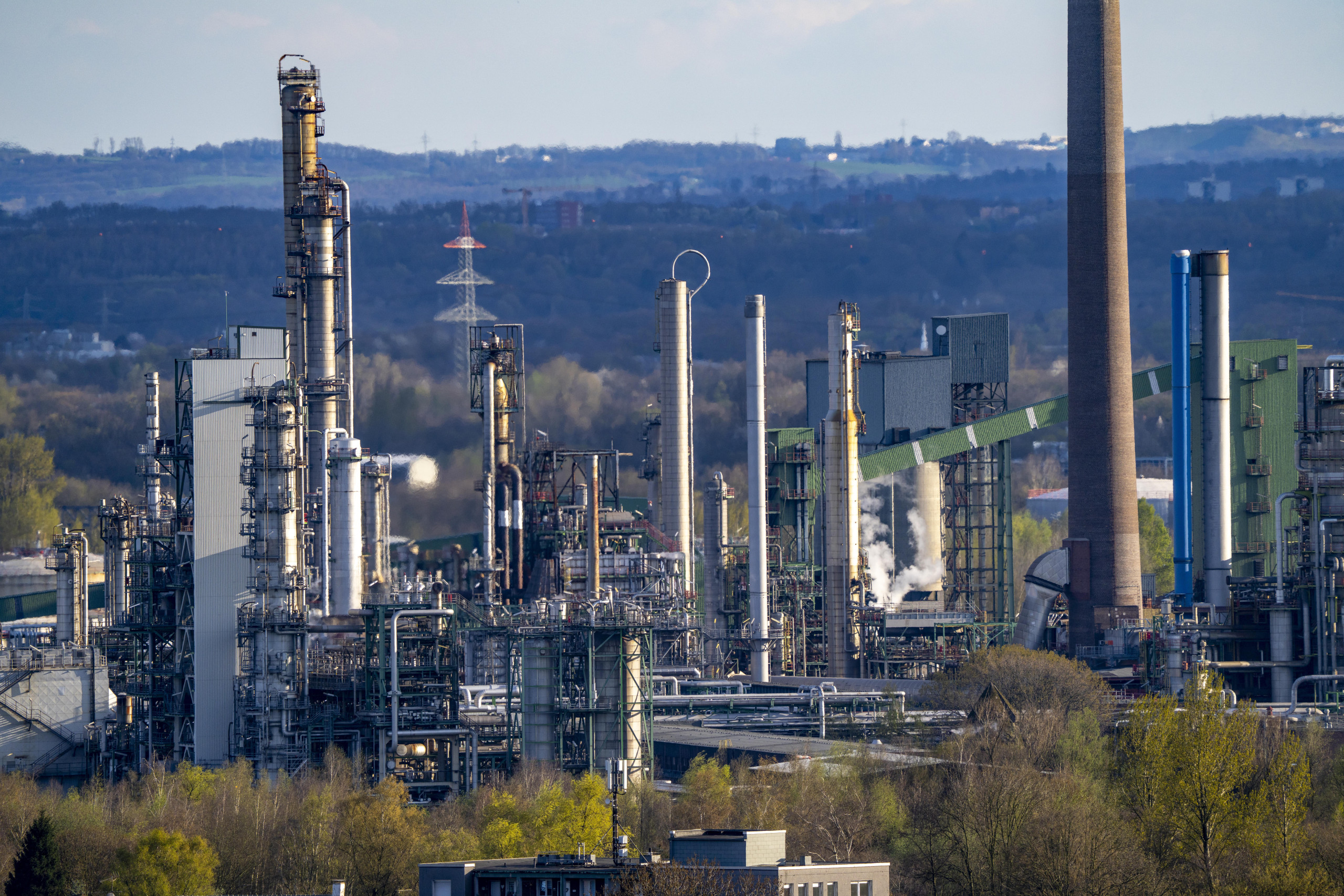 Ansicht der BP Raffinerie in Gelsenkirchen
