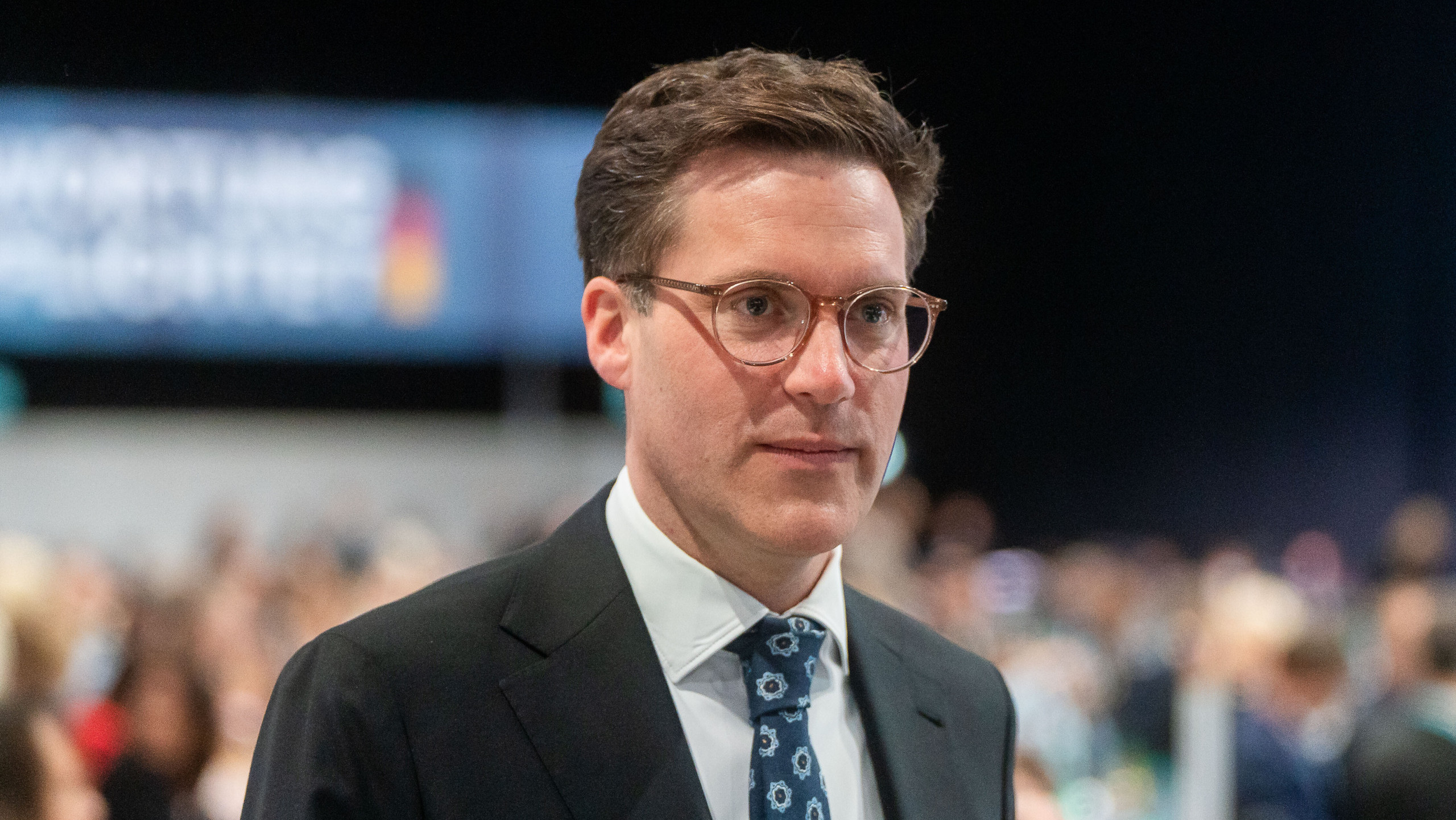 Manuel Hagel auf einem Parteitag der CDU im Februar 2026