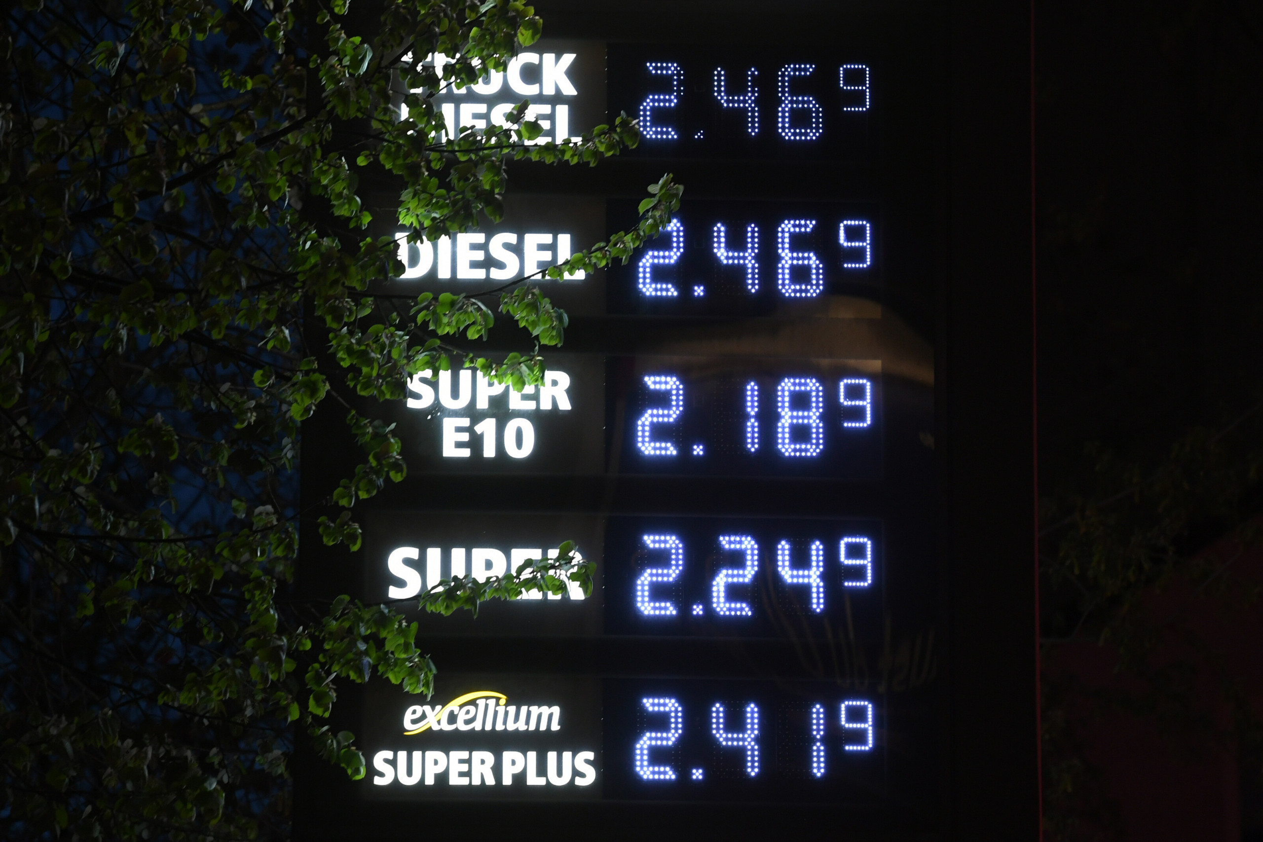 Stark steigende Kraftstoffpreise