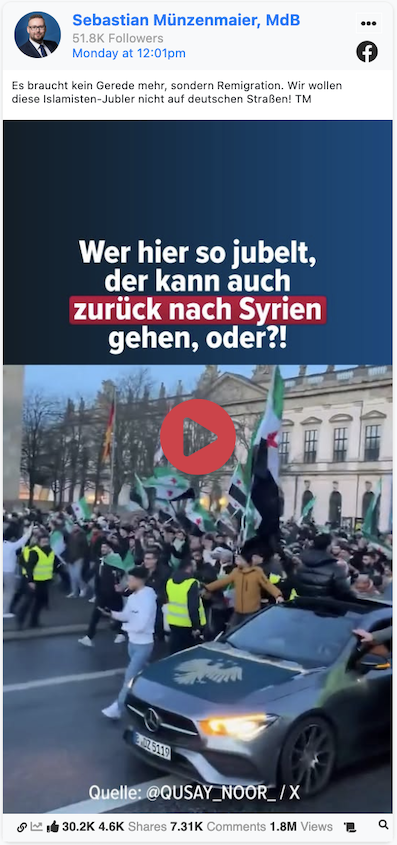 Beitrag von Sebastian Münzenmaier