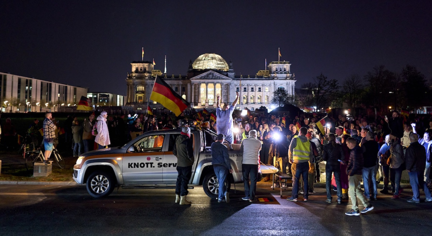 Tiktok-Video zeigt nicht Zehntausende bei Demo gegen Kanzler-Gehalt