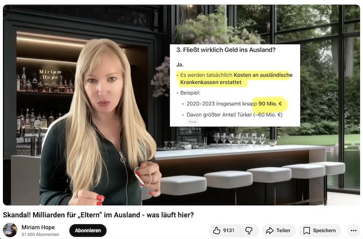 Miriam Hope auf Youtube