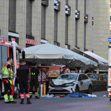 Rettungseinsatz zur Amokfahrt in Leipzig