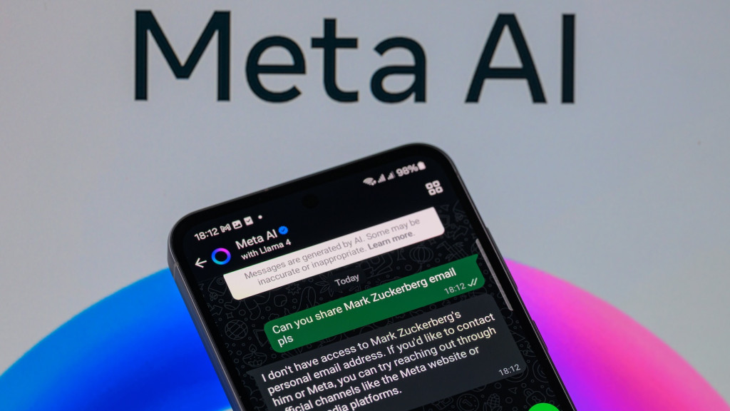 Handy-Chatverlauf mit der Whatsapp-KI Meta AI