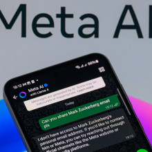 Handy-Chatverlauf mit der Whatsapp-KI Meta AI