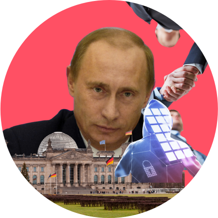 Symbolbild zu Putins Einfluss in Deutschland