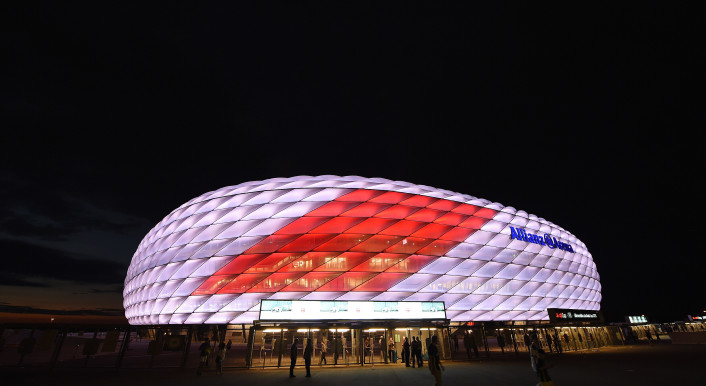 Die Allianz-Arena in München.