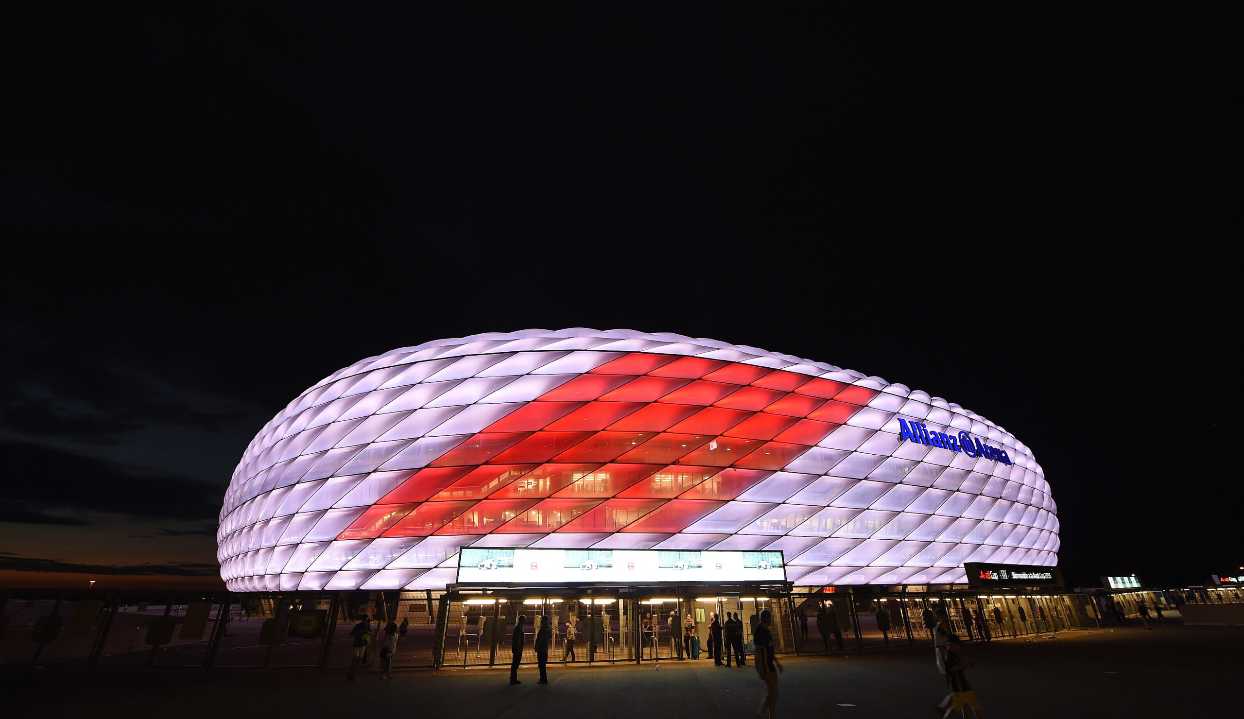 Die Allianz-Arena in München.