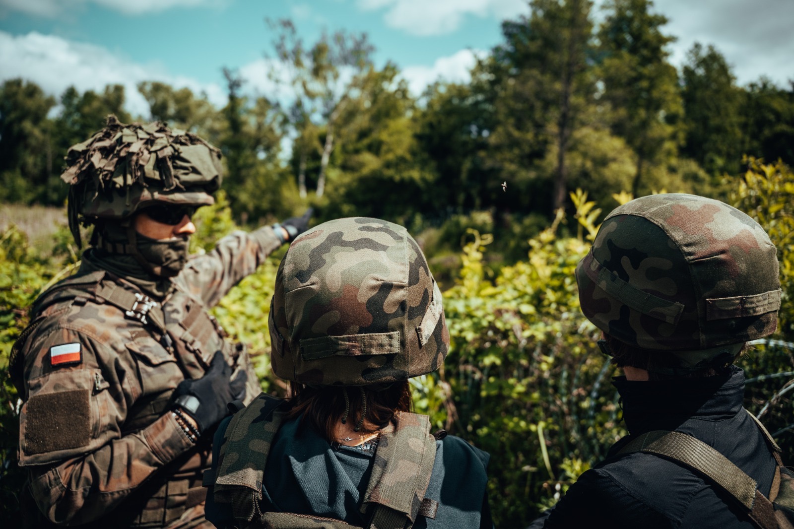 Polnischer Soldat an der Grenze zu Belarus. Quelle: Polnisches Verteidigungsministerium