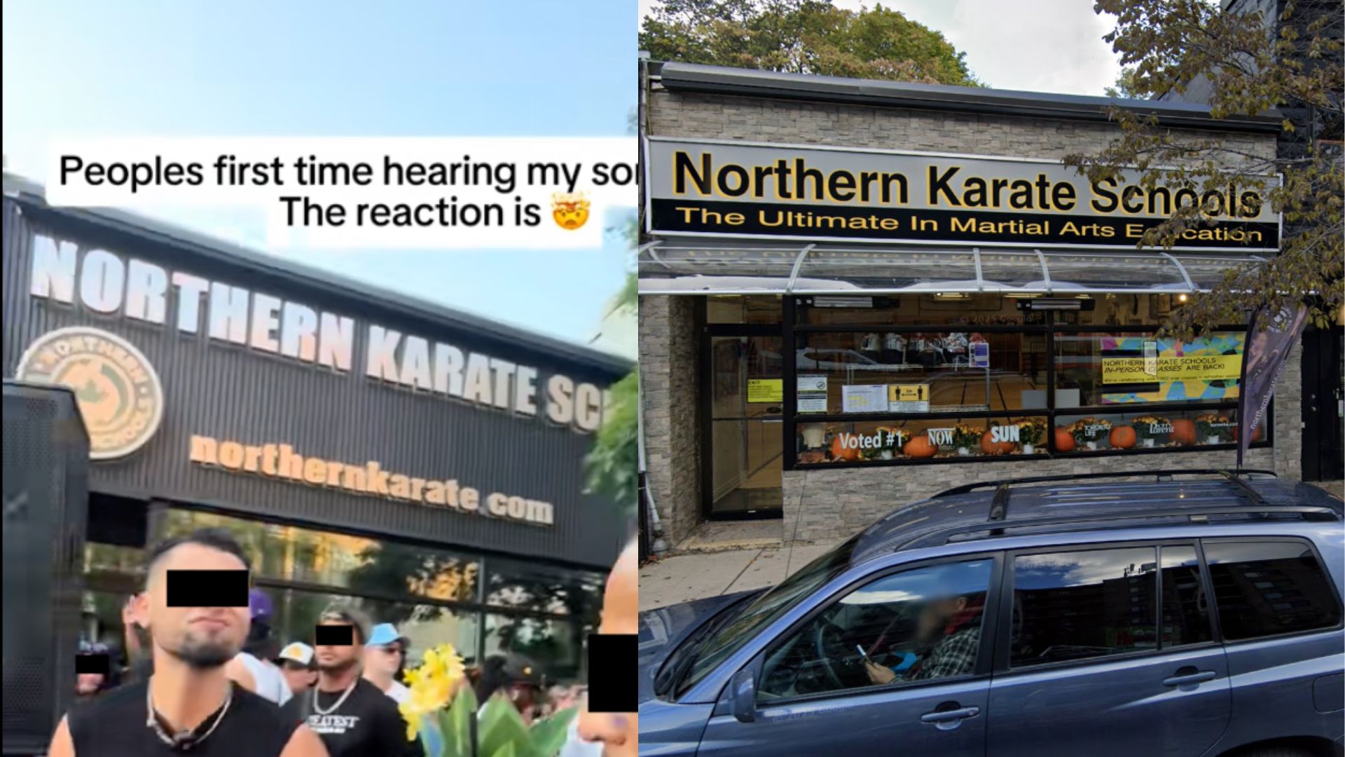 In einem Video über das Salsa-Festival ist diese Karateschule zu sehen, die sich auf Google Maps leicht finden lässt