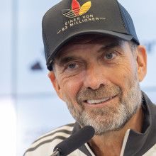 ürgen Klopp bei einer Pressekonferenz am 17. September 2026