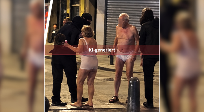 Das vermeintliche Foto aus Paris ist eine Fälschung. Es ist KI-generiert.